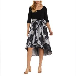 R&M Richards Floral Dress High Low size 8